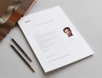 简约大气企业报刊报纸word模板，适用多用途，快来收藏
