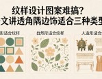 纹样设计图案难搞？一文讲透角隅边饰适合三种类型