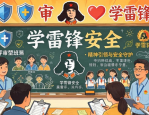 学雷锋安全主题黑板报设计图样大全