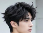 长脸男生发型设计图案，蓬松短发、绅士头、三七分斜刘海等推荐