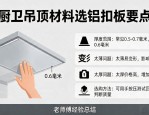 厨卫吊顶材料怎么选？20年老师傅对比铝扣板PVC石膏板