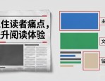 报纸平面广告排版设计原则：抓住读者痛点，提升阅读体验