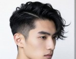 长脸男生发型设计，偏分短卷发及背头造型全解析
