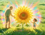 向日葵班徽设计图案，小学生班级文化创意参考