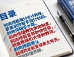 目录排版设计教程：字体颜色布局技巧