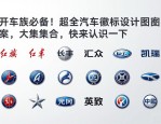 开车族必备！超全汽车徽标设计图案大集合，快来认识一下