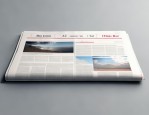 报纸版面设计PPT课件目录：涵盖设计概述、技巧及发展趋势