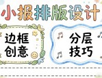 小报排版设计：3步搞定手抄报，让孩子作业脱颖而出
