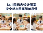 幼儿园标志设计图案 安全标志图案简单易懂