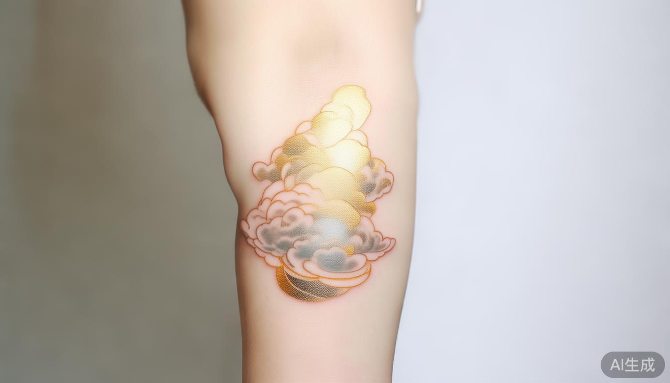 富贵满堂_祥云纹身的含义_名字纹身设计图案大全