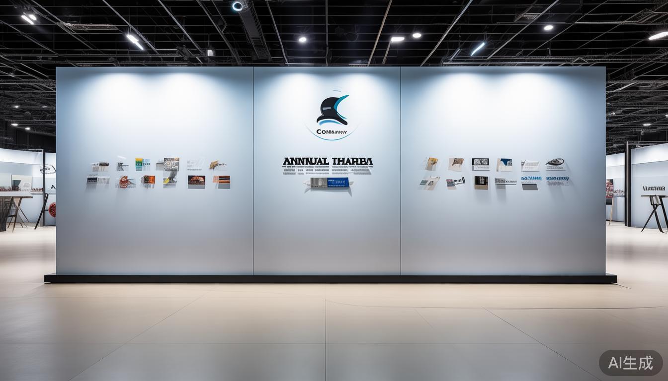 高质量颁奖典礼背景设计_年度颁奖典礼背景展板素材_创意展板排版设计