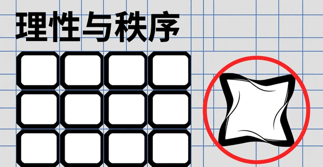 理性秩序教条僵化_工业设计排版设计_理性主义版式设计