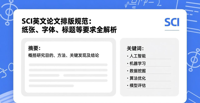 英文标题设计排版_英文sci论文格式要求_sci论文排版规范