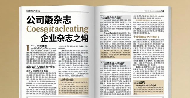 经典公司杂志内页排版_企业杂志版式设计_杂志 排版设计