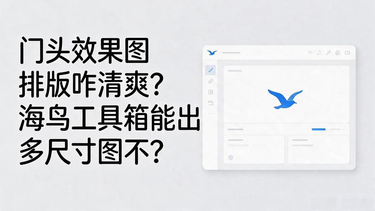 门头效果图排版清爽_招牌设计排版_多尺寸生成方式优化
