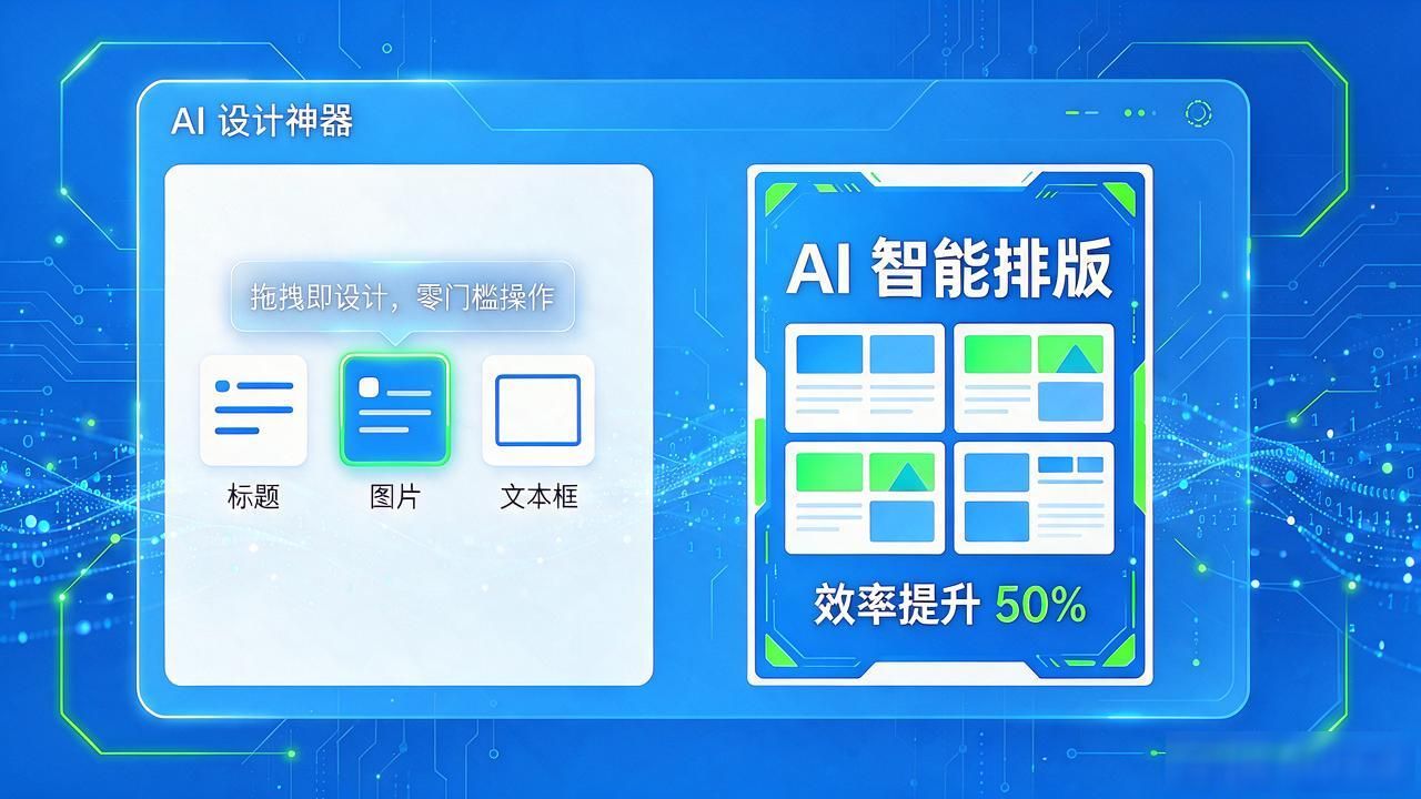 企业展板在线设计工具_竖版展板排版设计_零门槛拖拽创作企业展板