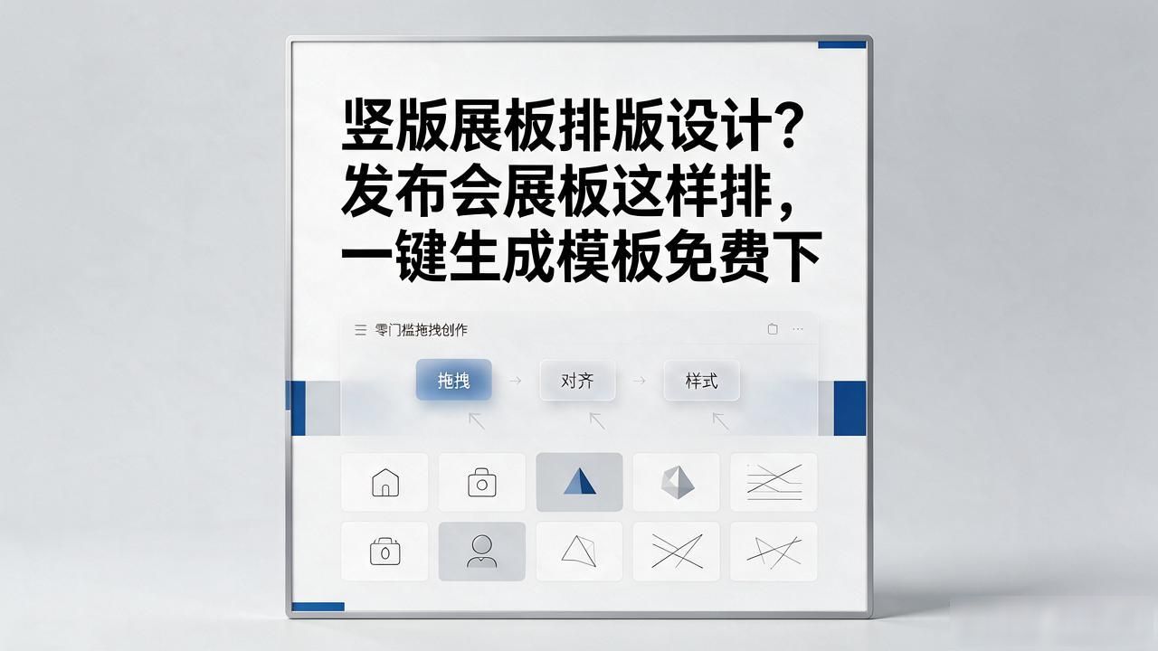 竖版展板排版设计_发布会展板一键生成_在线设计发布会展板