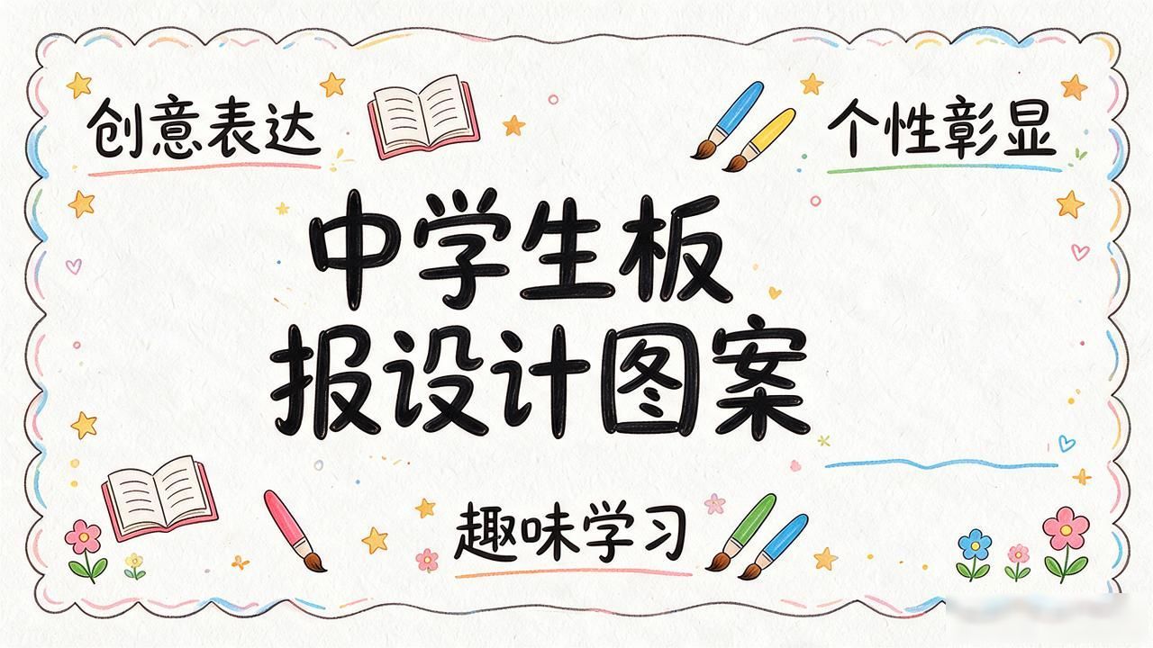 中学板报设计图案大全_中学生手抄报图片模板_中学生手抄报设计图