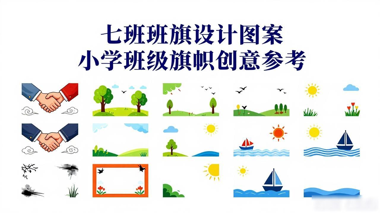 七班班旗设计图案大全_江山经济开发区小学最美班级班旗设计_衢州市江山经济开发区小学校长升班旗活动