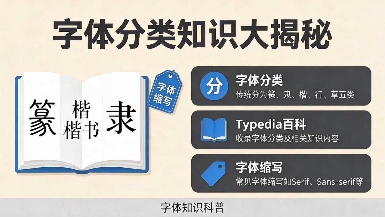 字体排版设计_Font classification_Typography basics