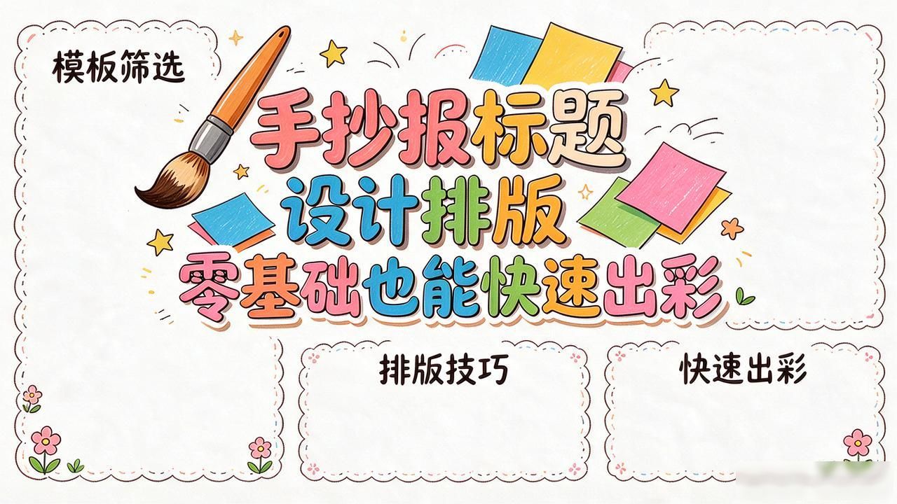 乔拓云云设计学生版_手抄报标题设计排版_好看手抄报模板