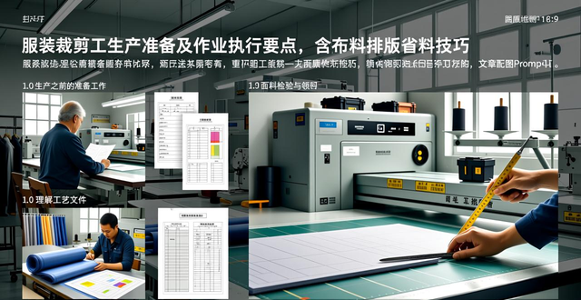服装裁剪工工艺文件核对_布料排版设计技巧_裁剪作业执行精准裁剪