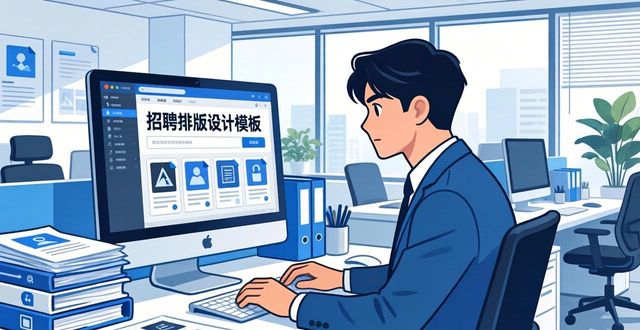 信息处理流程_信息检索方法_招聘排版设计模板