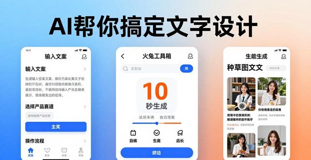 文案排版设计_小红书种草图文排版_AI工具生成小红书种草图