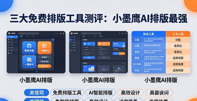 微信排版工具测评_小墨鹰编辑器对比_文案排版设计