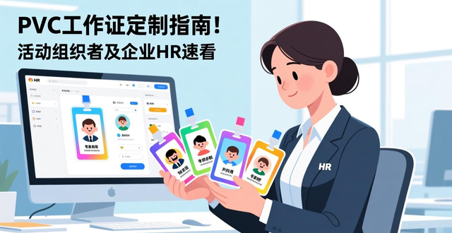 卡片标签快速设计排版_定制PVC工作证_个性化PVC工作证设计