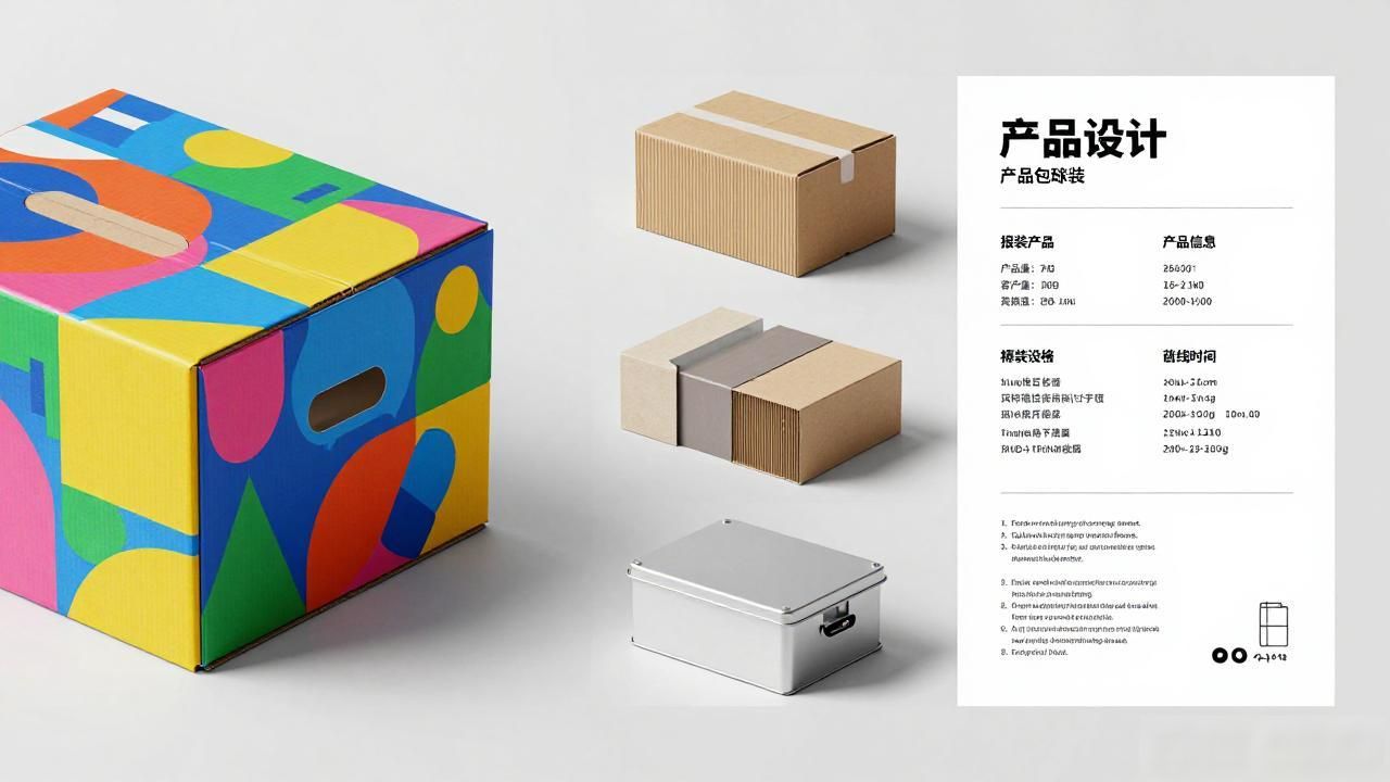 包装箱设计图案_包装设计消费者识别度_食品包装货架展示效果