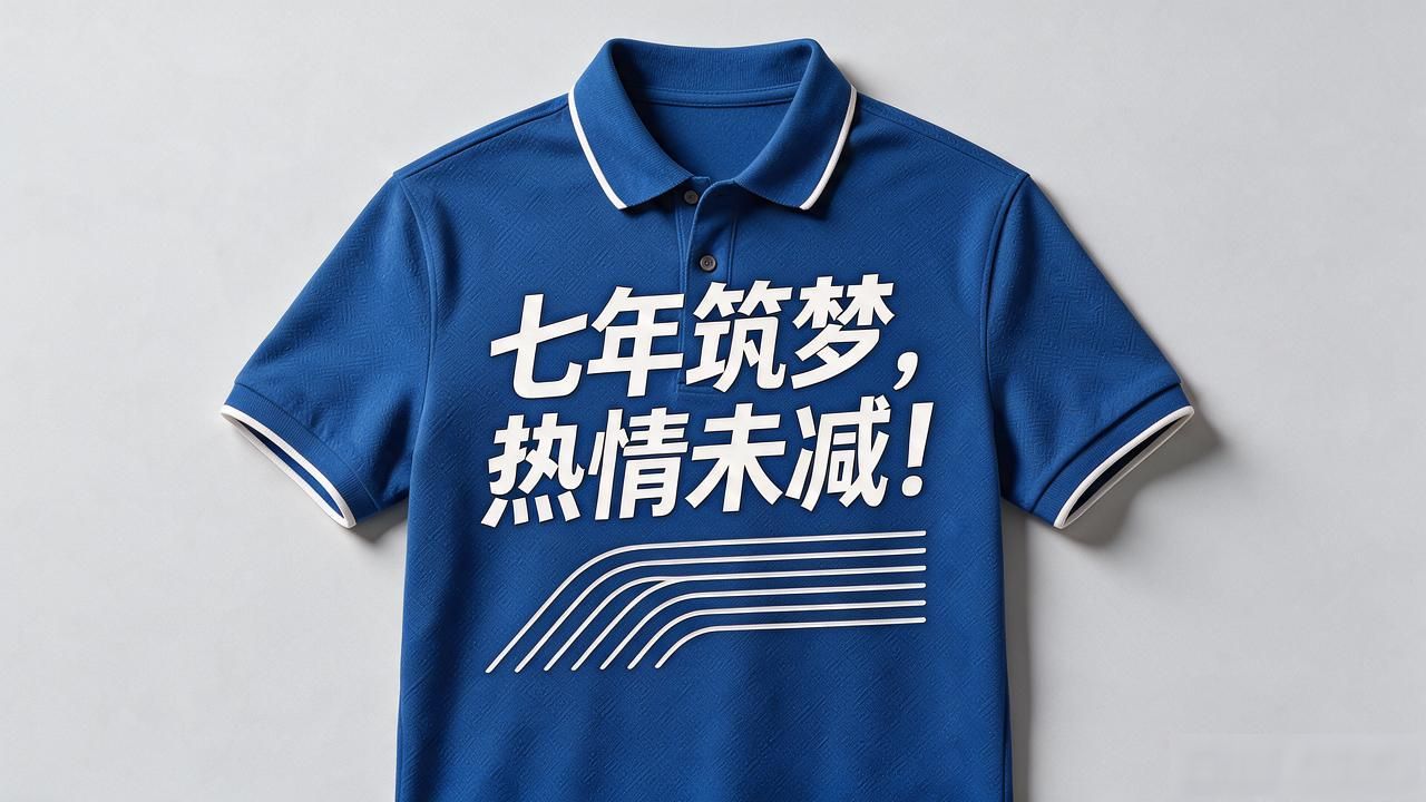企业周年纪念T恤定制_t桖创意设计图案_企业周年文化衫设计