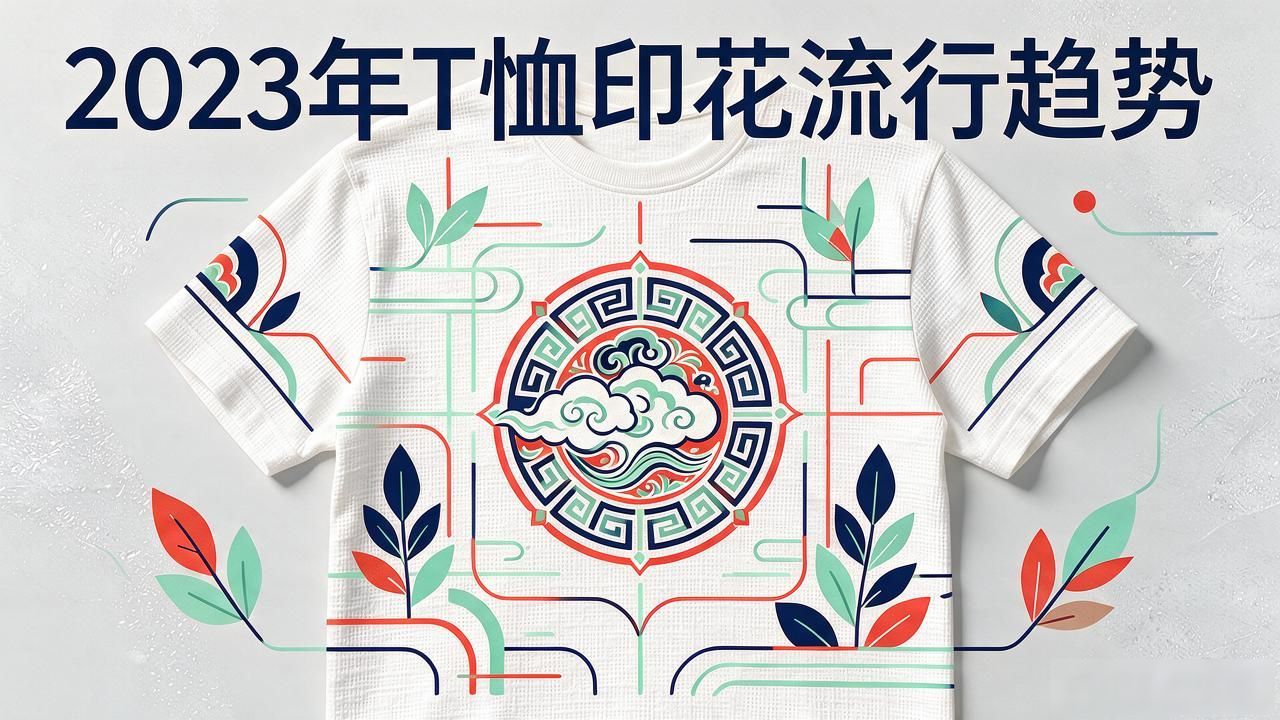 大胆几何图案T恤设计_2023年T恤印花图案流行趋势_t桖创意设计图案