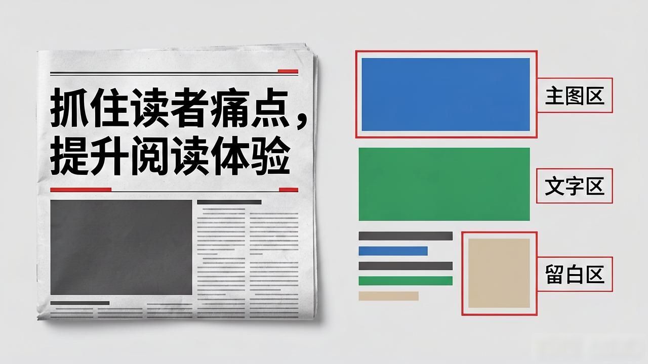 报纸 杂志 平面广告 排版设计 原则_阅读痛点_报纸美术编辑排版设计