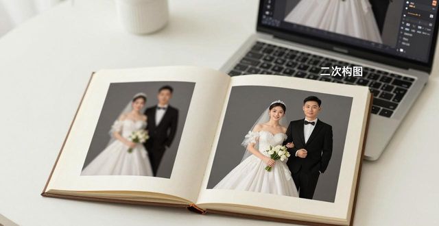 婚纱照入册排版设计_二次构图_影楼后期婚纱照相册排版设计