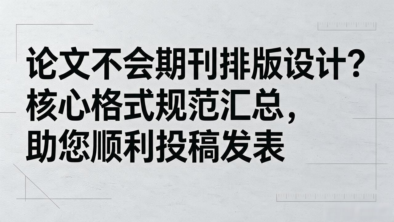 教改论文核心期刊推荐_期刊排版设计_期刊论文排版格式要求