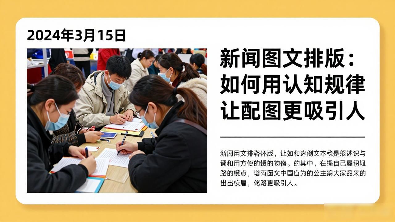 新闻媒体图文搭配原则_新闻图文排版设计_认知负荷理论在图文设计中的应用
