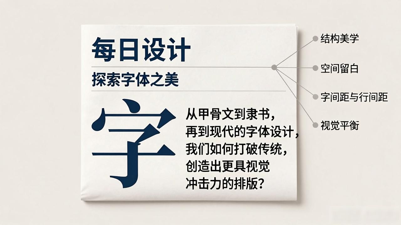 字体设计原则易辨性可读性艺术性_中文字体排版设计干货_报纸版面字体设计