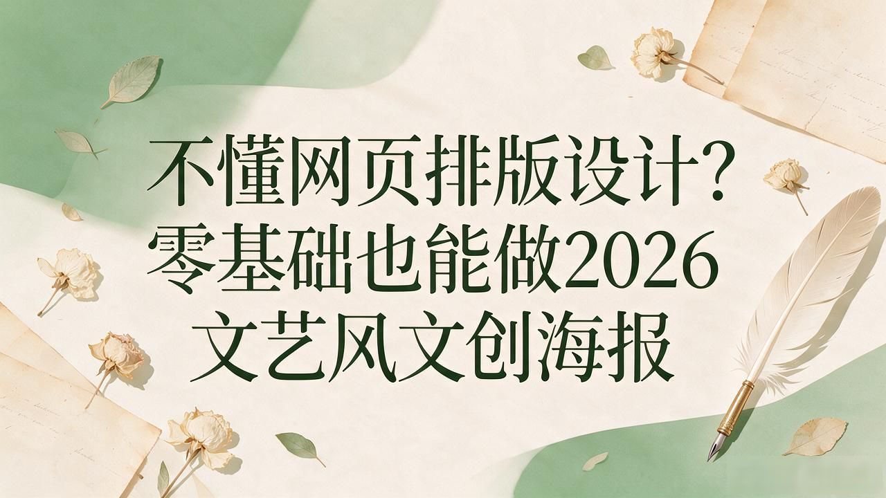 2026文创海报设计_网页排版设计_乔拓云云图设计教程