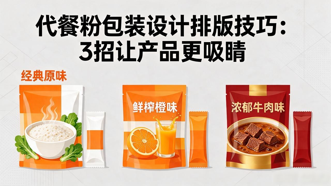 设计排版技巧_代餐粉包装设计排版技巧_代餐粉包装设计颜色搭配