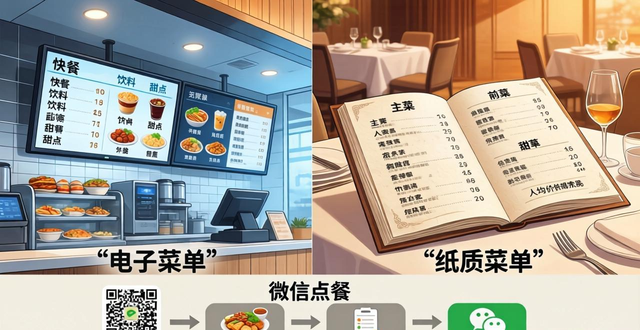 快餐菜单排版设计_菜单系统认知_菜单设计方法