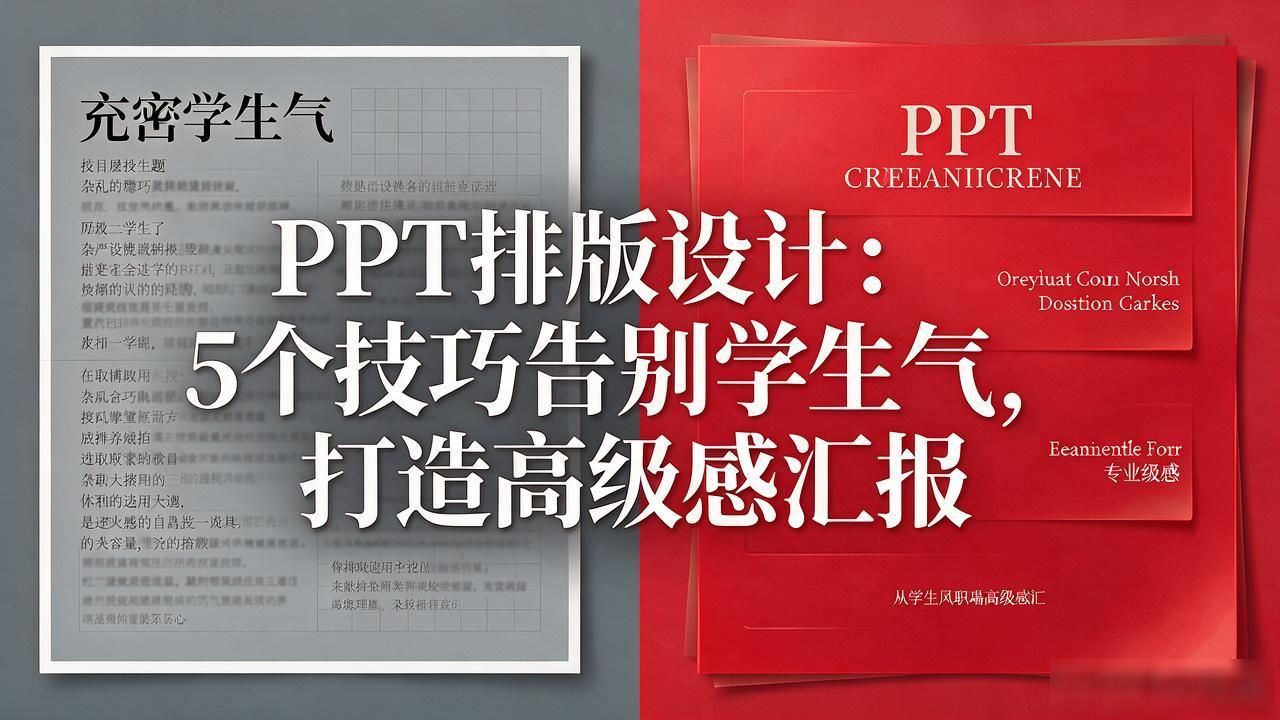 高级感PPT制作_ppt排版设计_PPT排版技巧