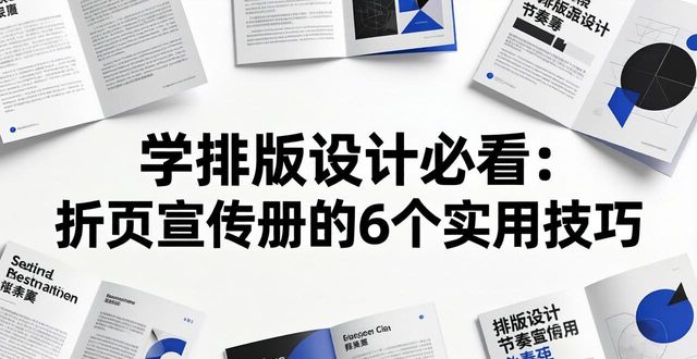 学排版设计_平面折页设计排版技巧_兔课网平面设计教程