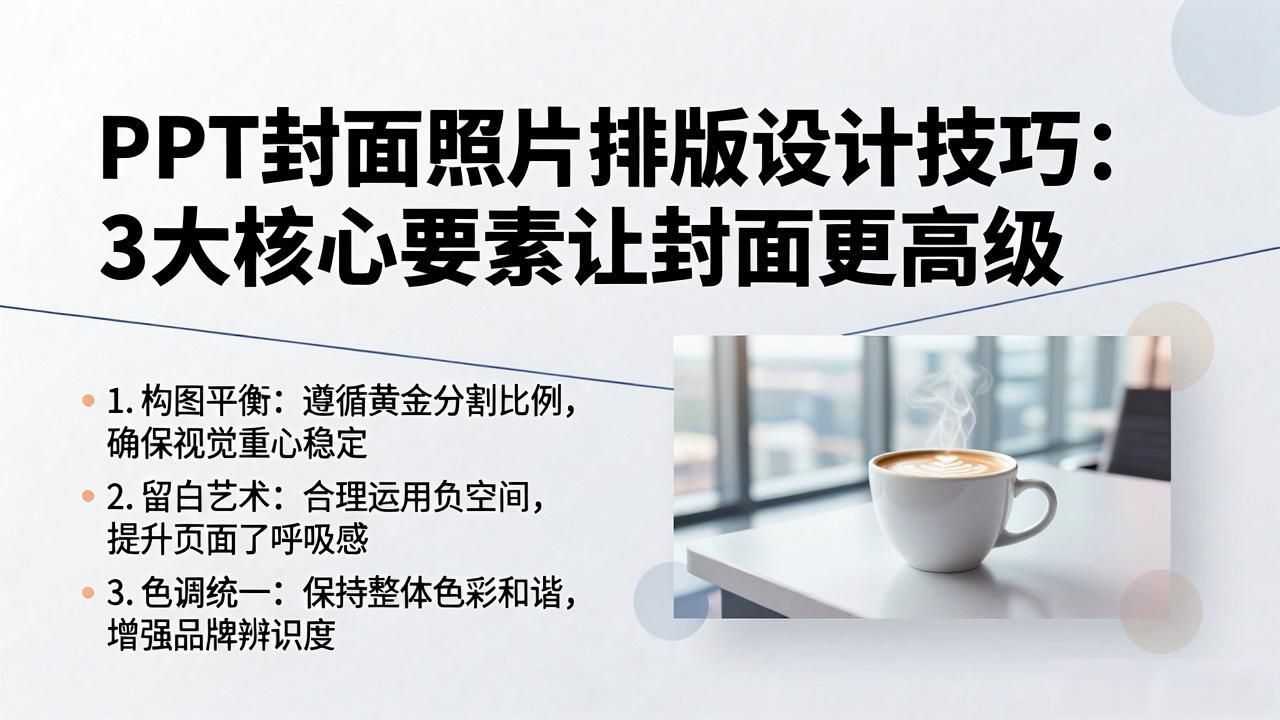 封面照片排版设计_PPT封面设计技巧_背景图片运用