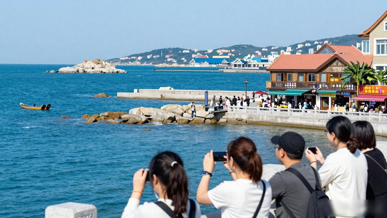 烟台核心景点推荐_烟台最佳旅行时间_烟台城市地标设计图案