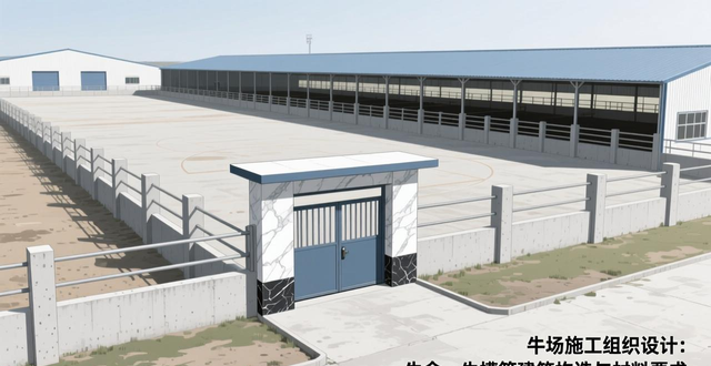牛舍施工方案设计_牛场施工组织设计_砖砌牛槽的设计图案