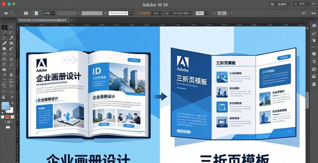 Indesign三折页设计源文件_宣传单排版设计_企业产品画册排版ID模板