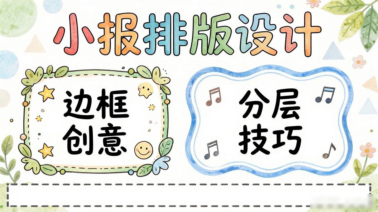 小报排版设计_手抄报色彩搭配方法_手抄报排版技巧