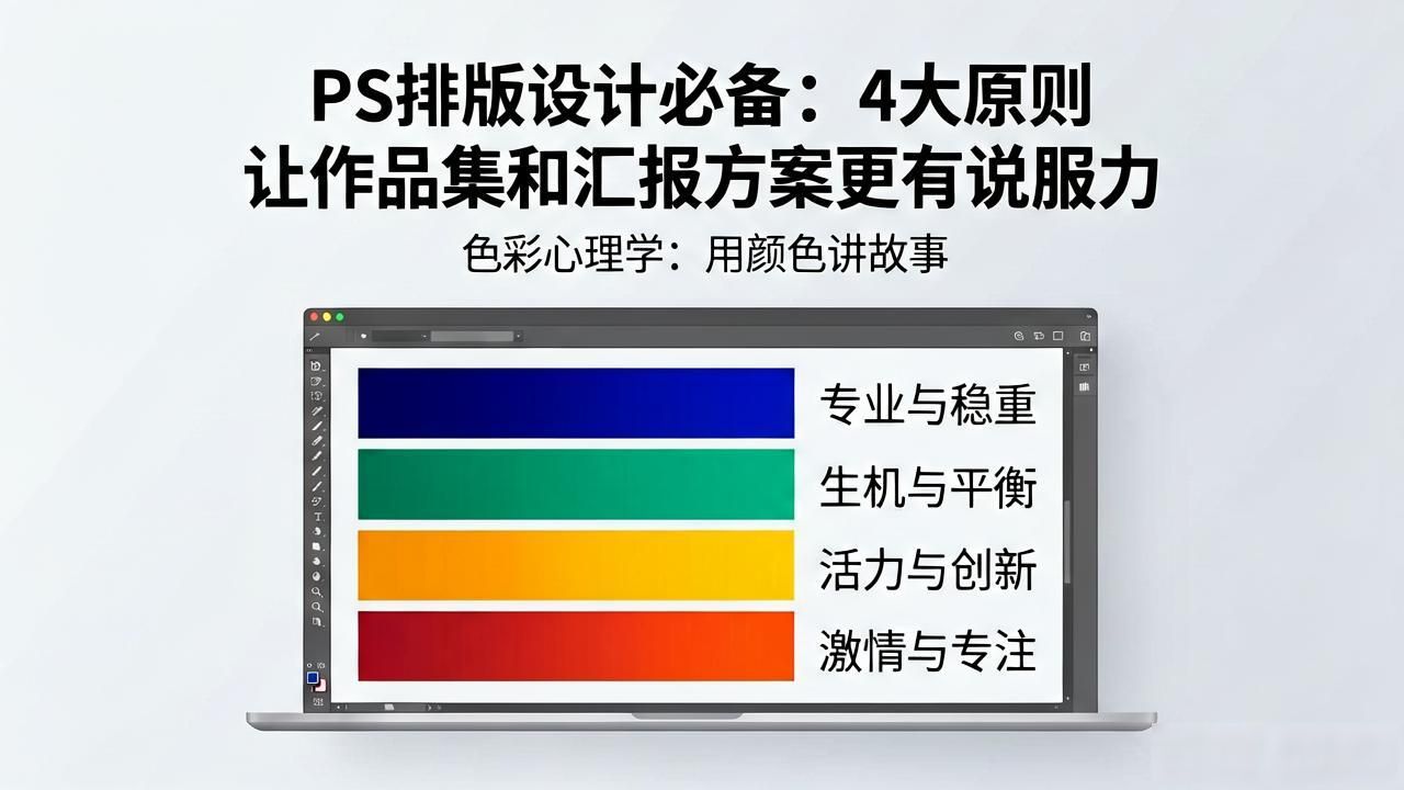 ps排版设计_视觉层级引导_PS排版技巧