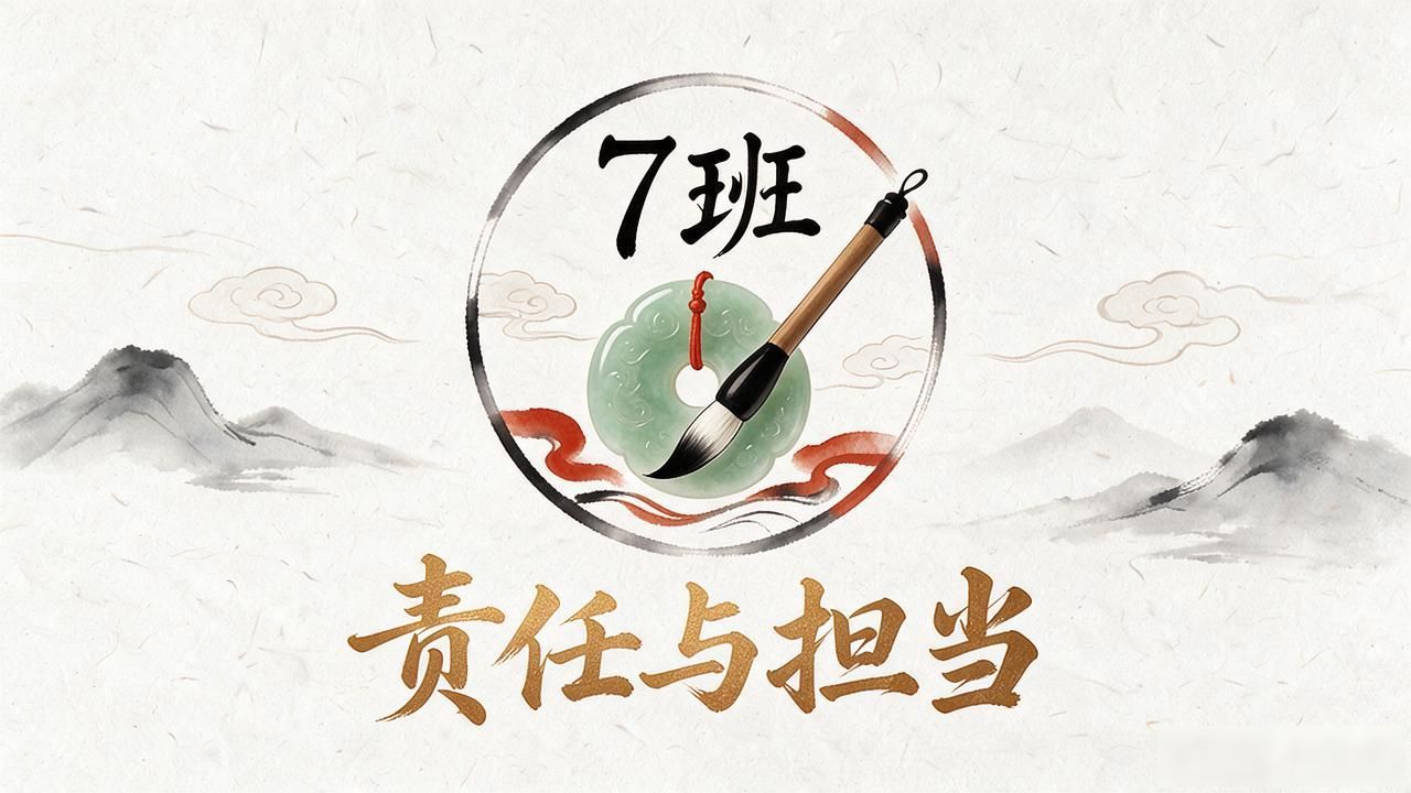 高一班级文化建设_班级文化品牌打造_班徽设计图案大全7班